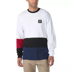 Vans X CHIMA FERGUSON collaboration Colorblock long sleeve T-shirt